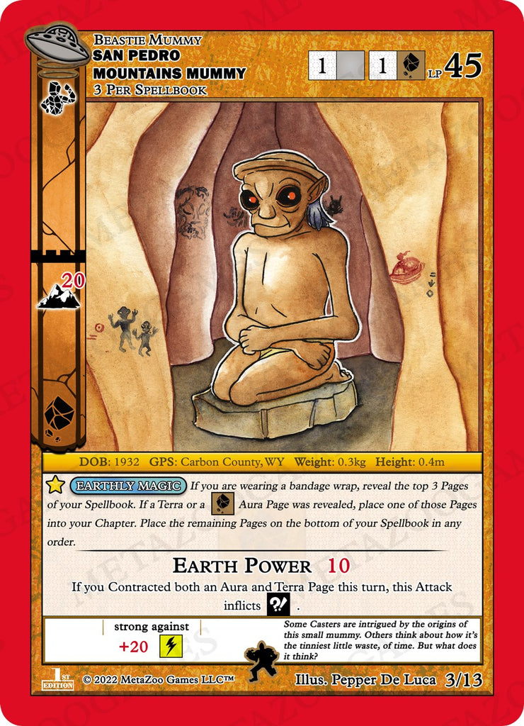 San Pedro Mountains Mummy [Cryptid Nation: UFO First Edition Tribal Th