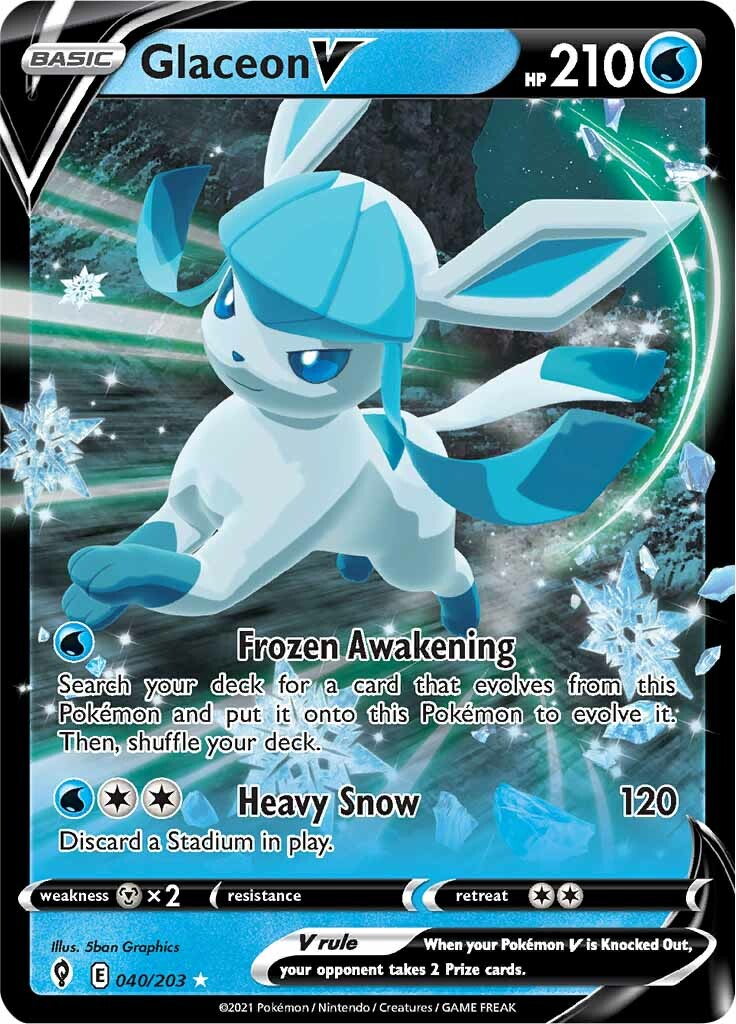 Glaceon V 40/203