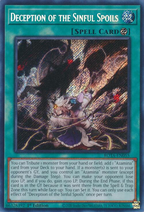 Deception Of The Sinful Spoils [rota-en055] Secret Rare