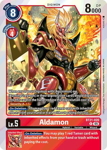 Aldamon [BT21-020] [World Convergence]