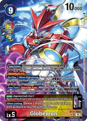 Globemon [BT21-023] (Alternate Art) [World Convergence]