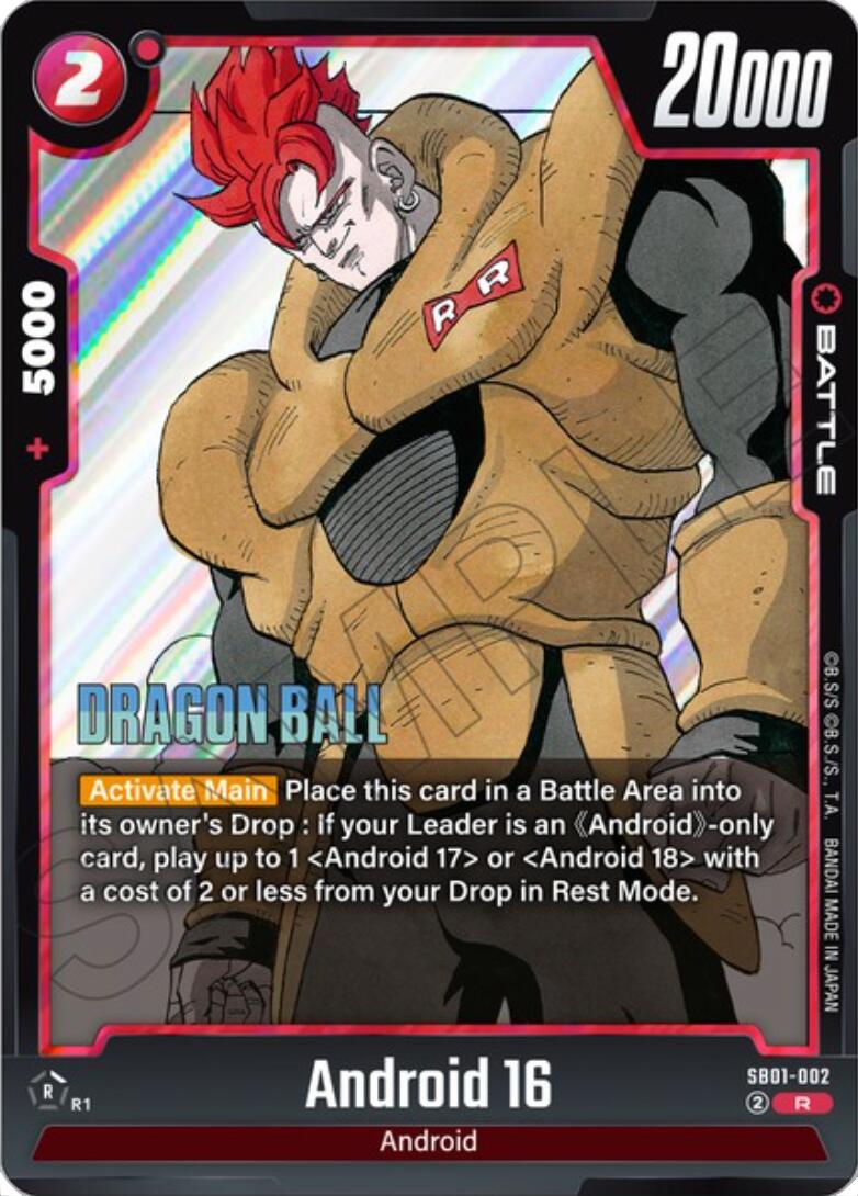 Android 16 [Manga Booster 01]