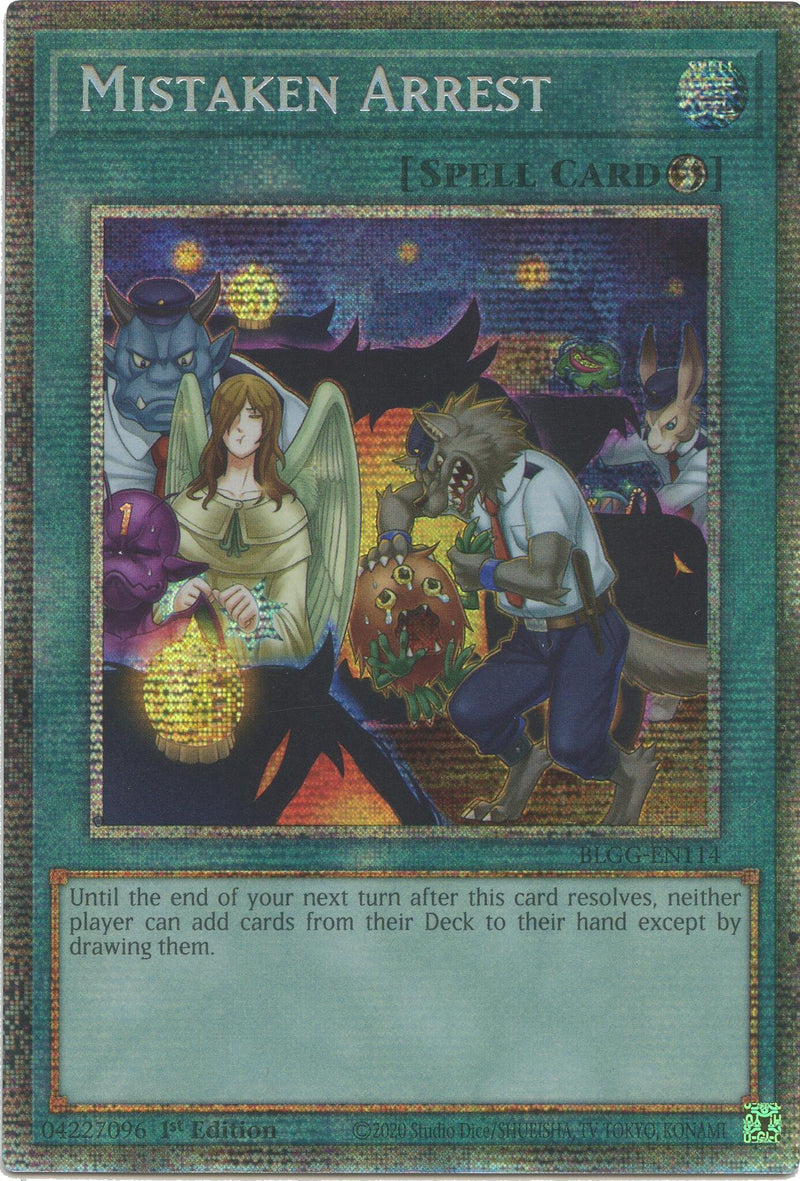 Mistaken Arrest (Starlight Rare) [BLGG-EN114] Starlight Rare
