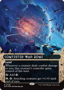 Contested War Zone (0098) (Borderless) (Galaxy Foil) [Edge of Eternities: Stellar Sights]