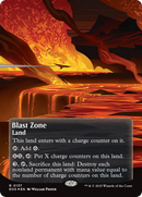 Blast Zone (0137) (Borderless) (Galaxy Foil) [Edge of Eternities: Stellar Sights]