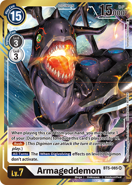 Armageddemon [BT5-085] (Alternate Art) [Battle of Omni]