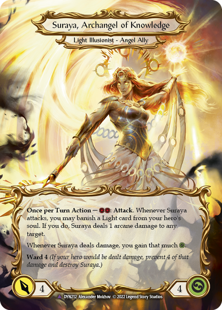 Invoke Suraya // Suraya, Archangel of Knowledge (Marvel) [DYN212] (Dyn