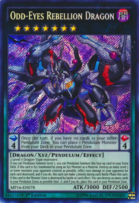 yugioh odd eyes rebellion dragon deck Odd-Eyes Overlord - GFP2-EN004 - Ultra Rare You will receive the 1st Edition version of this card. Now that my favorite Pendulum
