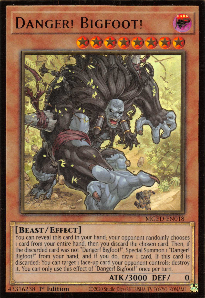 yugioh danger cards Yu-Gi-Oh Card - GFTP-EN090 Mint / near mint condition trading card Yugioh Archetype Review Danger!