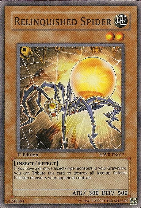 relinquished yugioh card Mint / near mint condition trading card YuGiOh Pegasus Starter Deck Relinquished