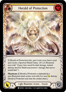 Herald of Protection (Yellow) [MON015-RF] 1st Edition Rainbow Foil