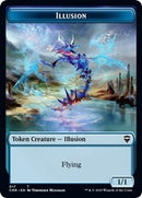 Illusion // Saproling Double-sided Token [Commander Legends]