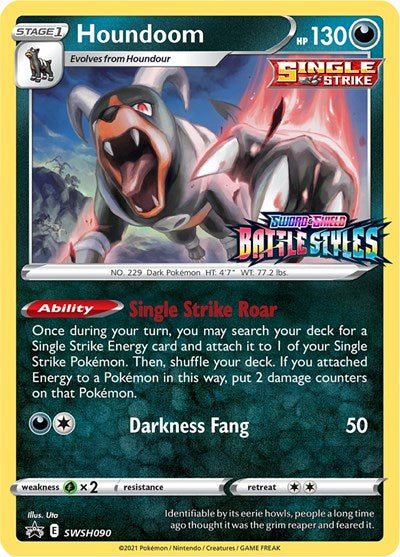Houndoom - SWSH090 (Prerelease Promo) [SWSH: Sword & Shield Promo Cards]