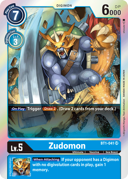 Zudomon [BT1-041] [Release Booster Ver.1.0]
