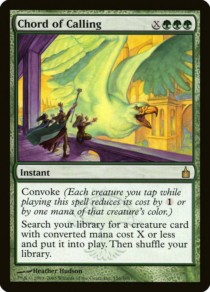 rare mtg cards 2024 Chord of Calling [Ravnica: City of Guilds]