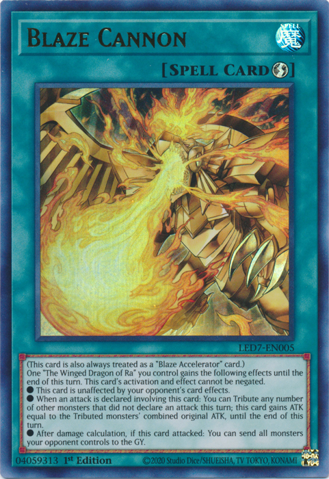 Blaze Cannon [LED7-EN005] Ultra Rare