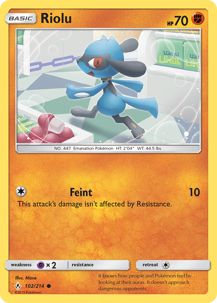 M. Evolution Riolu Card Riolu Evolution Cards