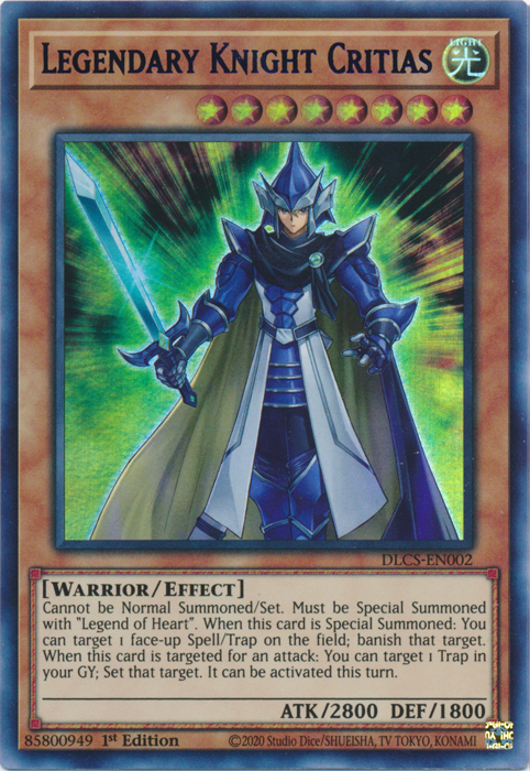 Legendary Knight Critias (Purple) [DLCS-EN002] Ultra Rare