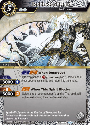 Iceblader Brigid (ST03-010) [Starter Deck 03: Aegis of the Machine]