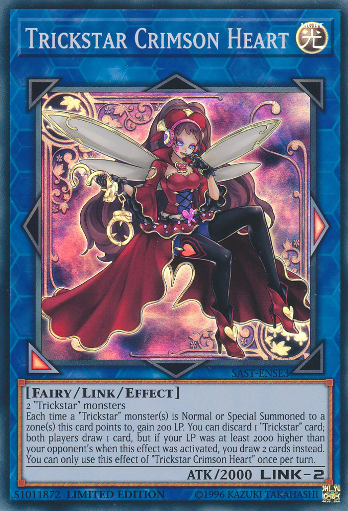 yugioh trickstar cards Trickstar Crimson Heart [SAST-ENSE3] Super Rare