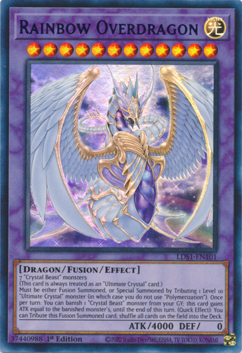 Rainbow Overdragon (Purple) [LDS1-EN101] Ultra Rare