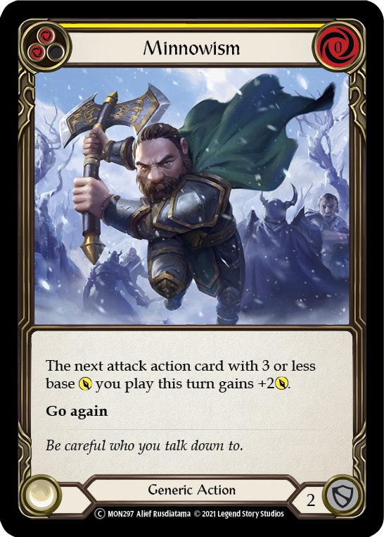 Minnowism (Yellow) [U-MON297-RF] Unlimited Rainbow Foil
