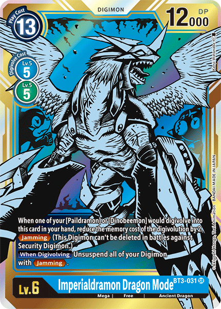 digimon card game imperialdramon Imperialdramon: Fighter Mode Ace [BT16-027] [Beginning Observer] main image 1