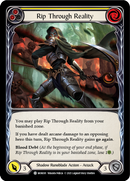 Rip Through Reality (Yellow) [MON181-RF] 1st Edition Rainbow Foil