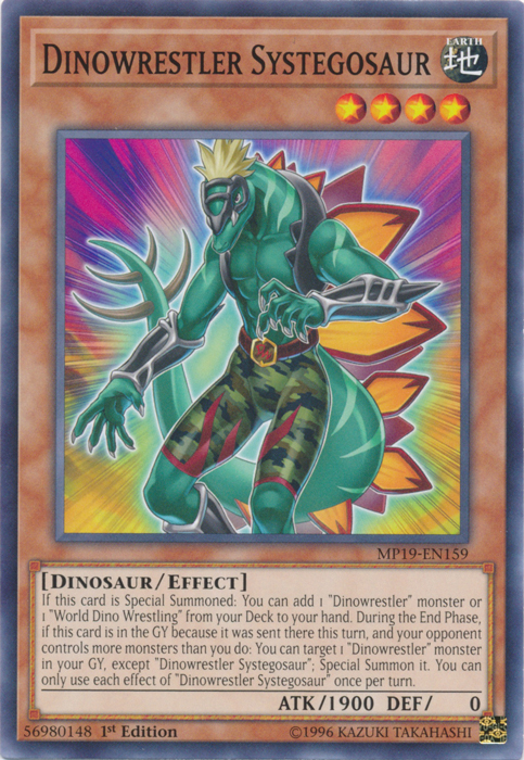 Dinowrestler Systegosaur [MP19-EN159] Common