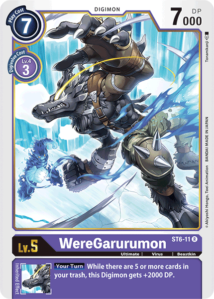 digimon weregarurumon card WereGarurumon (BT21-078)