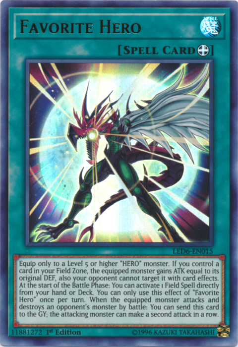 Favorite Hero [LED6-EN015] Ultra Rare