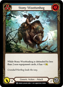 Stony Woottonhog (Blue) [MON286-RF] 1st Edition Rainbow Foil