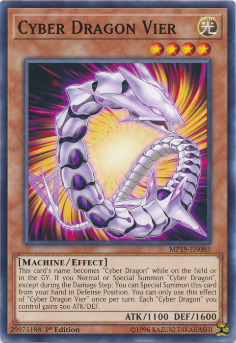 Cyber Dragon Vier [MP19-EN085] Common