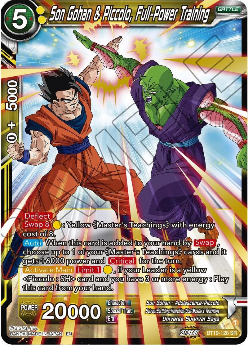 Son Gohan & Piccolo, Full-Power Training (BT19-128) [Fighter's Ambitio