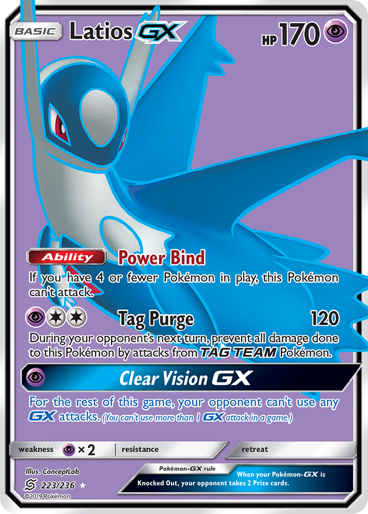 Latios GX (223/236) [Sun & Moon: Unified Minds]