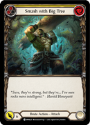 Smash with Big Tree (Yellow) [MON227-RF] 1st Edition Rainbow Foil