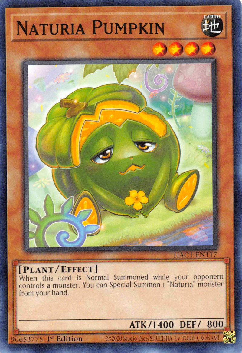 Naturia Pumpkin (Duel Terminal) [HAC1-EN117] Parallel Rare