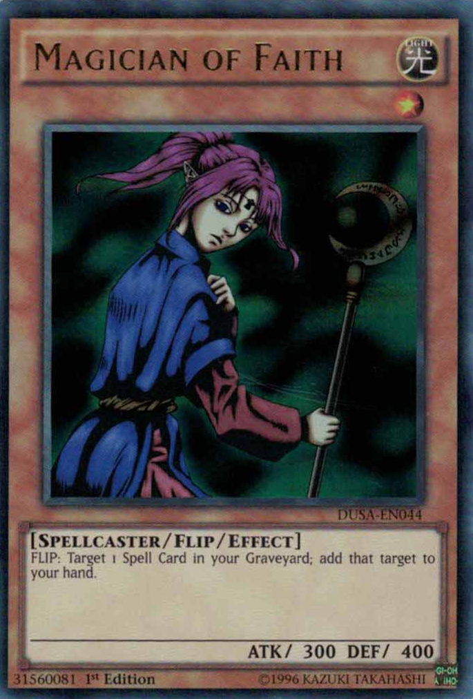 yugioh cards that stop spells and traps from being destroyed Magician of Faith [DUSA-EN044] Ultra Rare