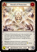 Herald of Protection (Blue) [MON016-RF] 1st Edition Rainbow Foil