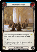 Warrior's Valor (Blue) [TEA025-R] 1st Edition Normal