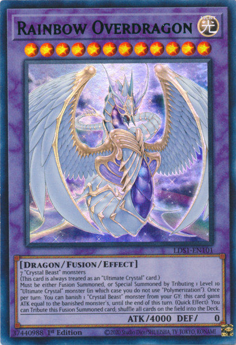 Rainbow Overdragon (Green) [LDS1-EN101] Ultra Rare