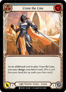 Cross the Line (Blue) [MON047-RF] 1st Edition Rainbow Foil