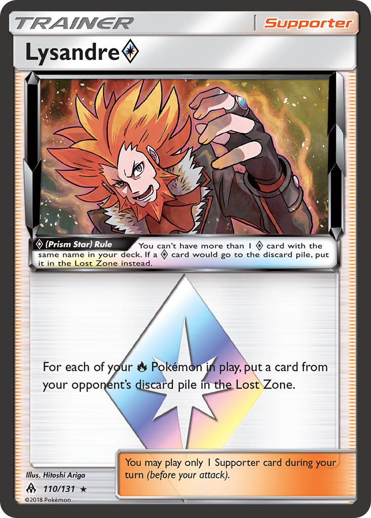 Lysandre (110/131) (Prism Star) [Sun & Moon: Forbidden Light]