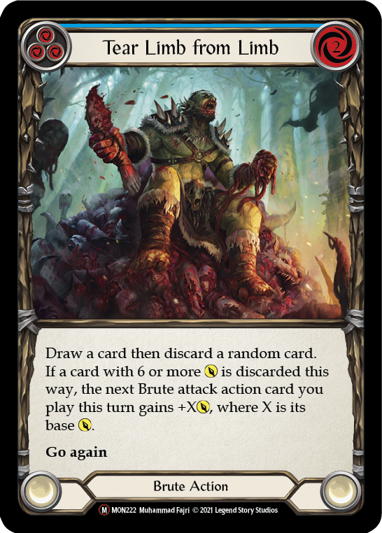Tear Limb from Limb [U-MON222-RF] Unlimited Rainbow Foil
