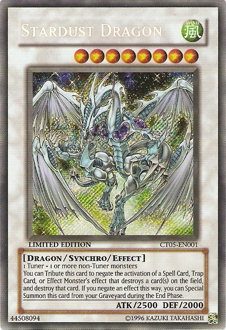 yugioh stardust cards Yu-Gi-Oh! Replica Card Dragon Limited Edition|TCG-CARD During the End Phase Stardust Dragon Case | Yu-Gi-Oh!