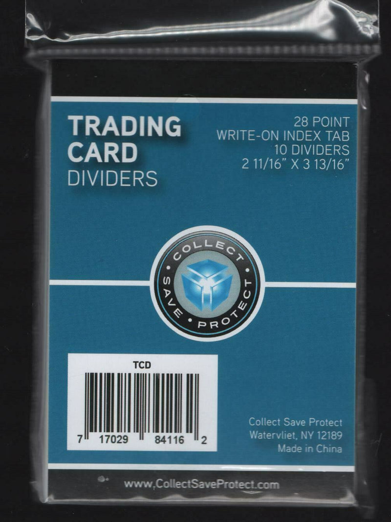 Trading Card Dividers - Small