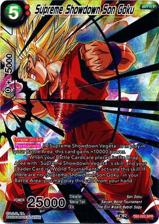 Supreme Showdown Son Goku (SPR) (TB2-002) [World Martial Arts Tourname Supreme Showdown Son Goku (SPR) (TB2-002) [World Martial Arts Tourname