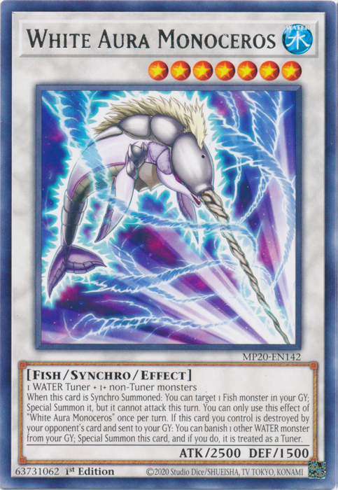 White Aura Monoceros [MP20-EN142] Rare