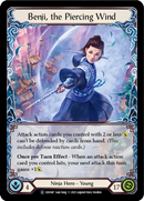 Benji, the Piercing Wind [U-CRU047-RF] Unlimited Rainbow Foil