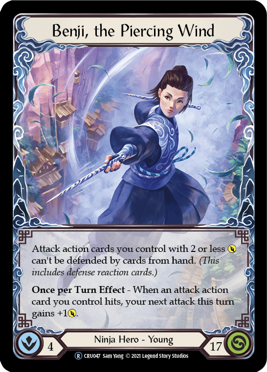 Benji, the Piercing Wind [U-CRU047-RF] Unlimited Rainbow Foil